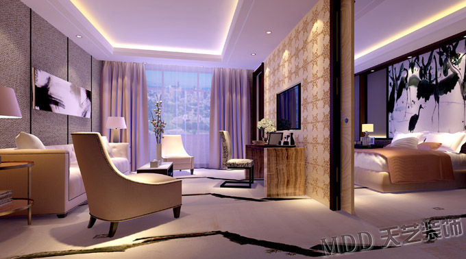 酒店客房室内环境设计要清爽而清新空气尤为重要